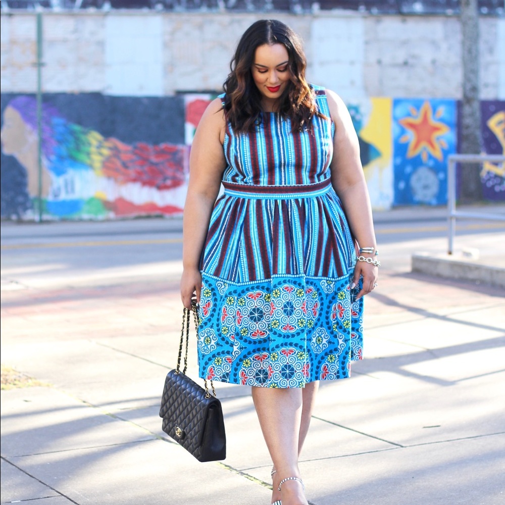 Tracy Reese tribal print dress